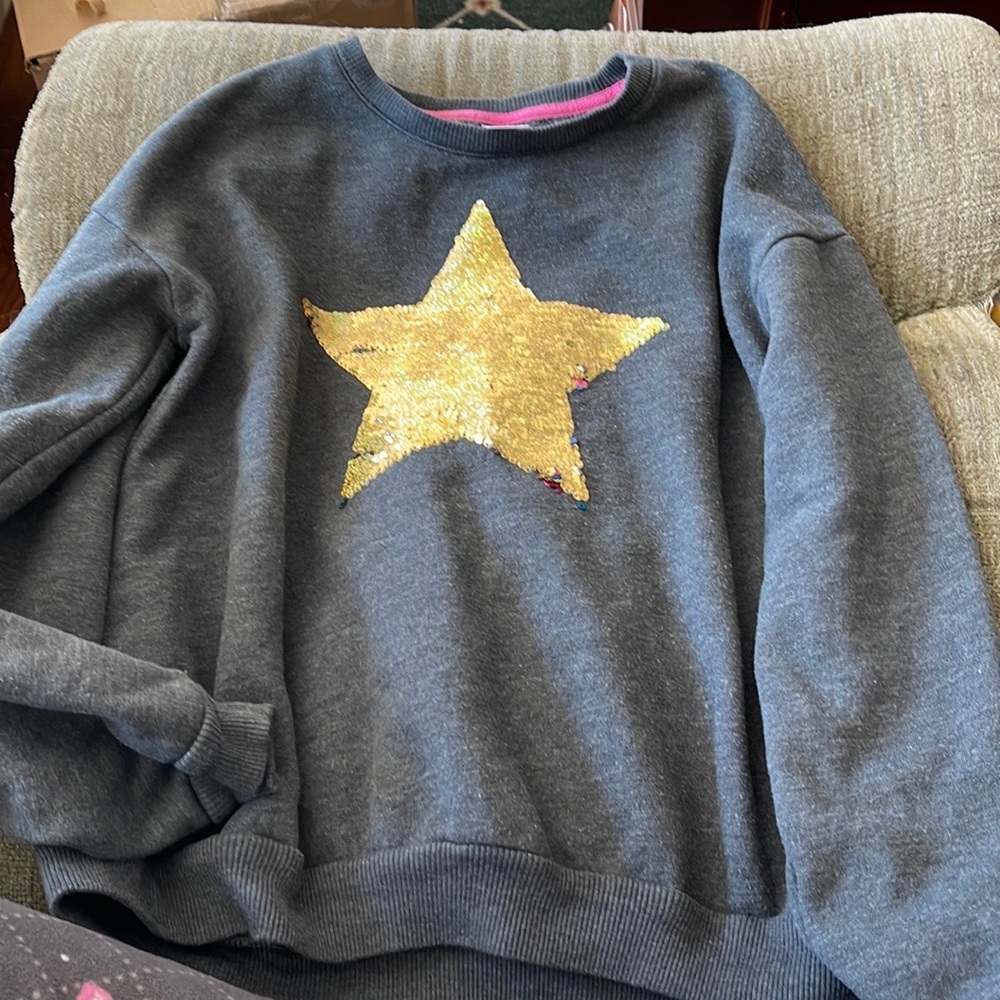 Flip Sequin Crewneck